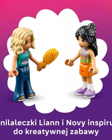 LEGO 42697 FRIENDS Kūrybinis lagaminas su lėlių nameliu