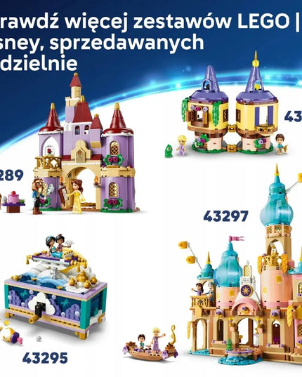 LEGO 43299 DISNEY PRINCESS Undinėlės karališkasis vestuvių laivas