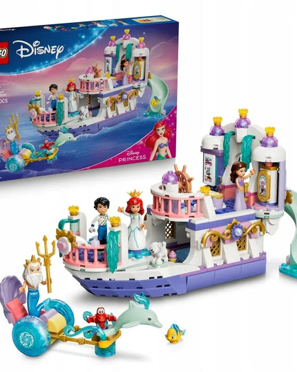 LEGO 43299 DISNEY PRINCESS Undinėlės karališkasis vestuvių laivas