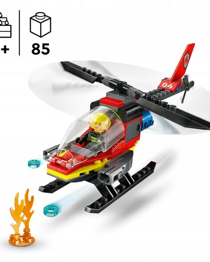 LEGO 60411 CITY Gaisrininkų gelbėjimo sraigtasparnis