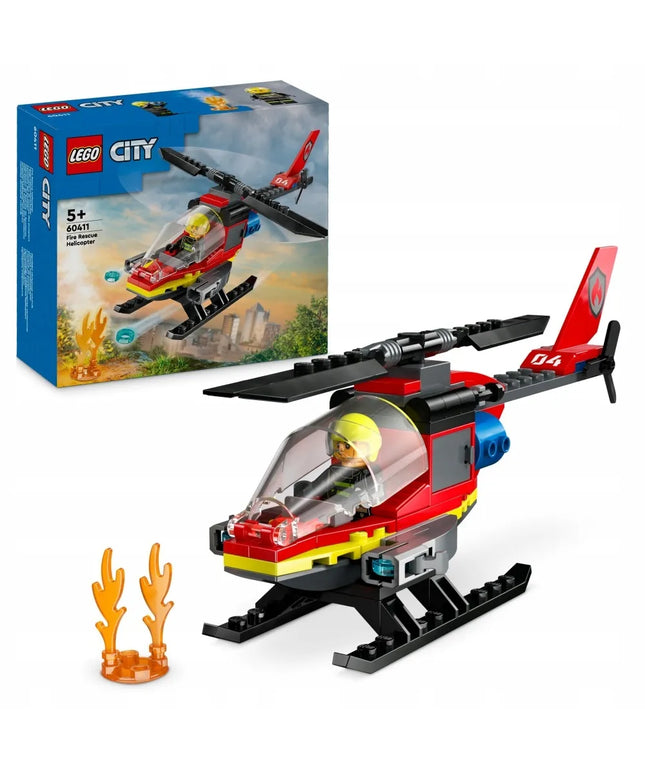 LEGO 60411 CITY Gaisrininkų gelbėjimo sraigtasparnis