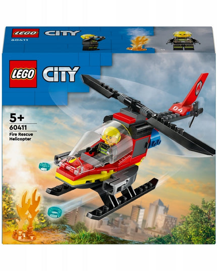 LEGO 60411 CITY Gaisrininkų gelbėjimo sraigtasparnis