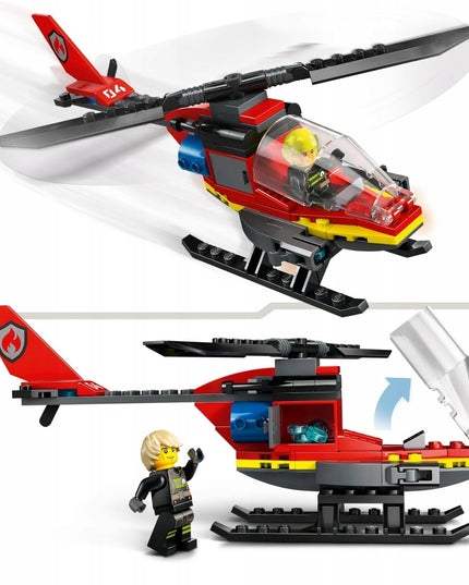 LEGO 60411 CITY Gaisrininkų gelbėjimo sraigtasparnis