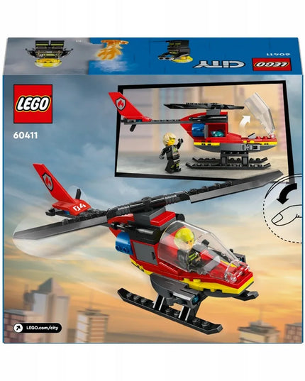 LEGO 60411 CITY Gaisrininkų gelbėjimo sraigtasparnis