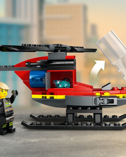 LEGO 60411 CITY Gaisrininkų gelbėjimo sraigtasparnis