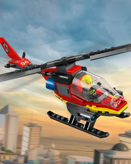 LEGO 60411 CITY Gaisrininkų gelbėjimo sraigtasparnis
