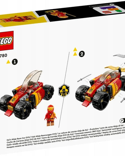 LEGO 71780 NINJAGO Kai lenktyninis automobilis