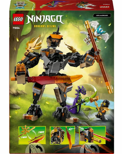 LEGO 71854 NINJAGO specialusis Cole ir Zane drakono šarvų mech