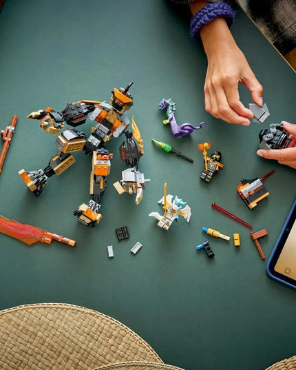 LEGO 71854 NINJAGO specialusis Cole ir Zane drakono šarvų mech