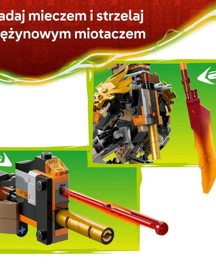 LEGO 71854 NINJAGO specialusis Cole ir Zane drakono šarvų mech