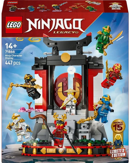 LEGO 71866 NINJAGO Ninja personažų eksponavimo rinkinys 15-os metų jubiliejui