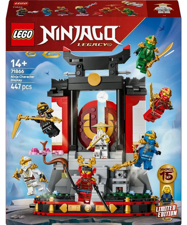 LEGO 71866 NINJAGO Ninja personažų eksponavimo rinkinys 15-os metų jubiliejui