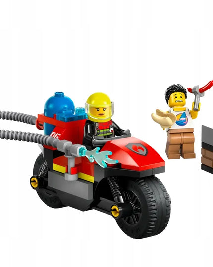 LEGO City 60410 Ugniagesių gelbėjimo motociklas, 57 detalių
