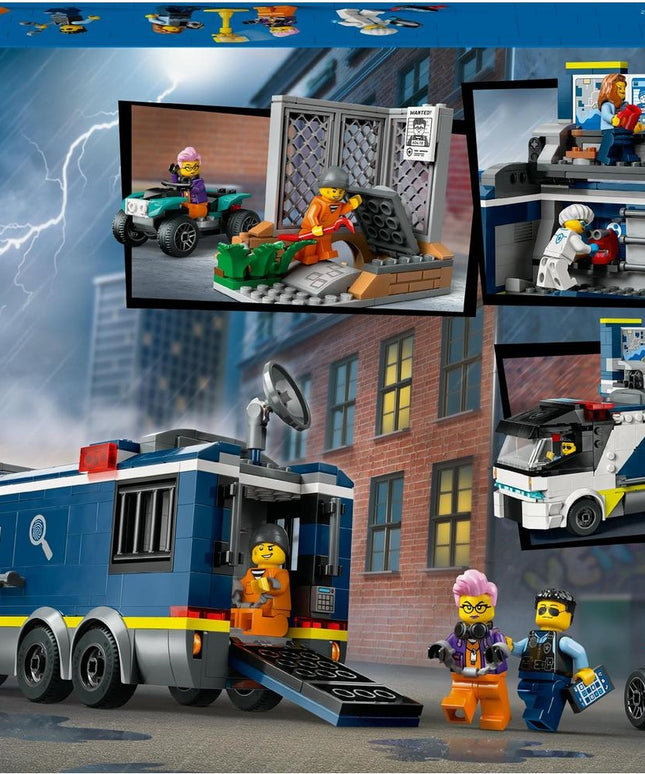 LEGO City 60418 Mobili policijos kriminalistinė laboratorija