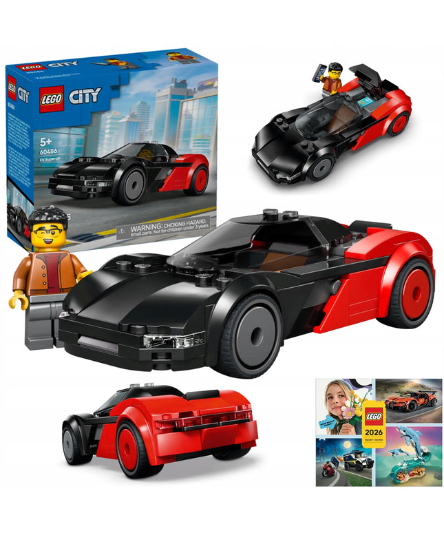 LEGO City 60486 elektrinis superautomobilis