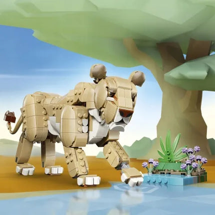 LEGO Creator 3 viename 31386 Laukiniai gyvūnai: Didingas liūtas