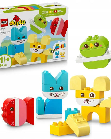 LEGO DUPLO Kūrybiški gyvūnėliai 3 viename 10477