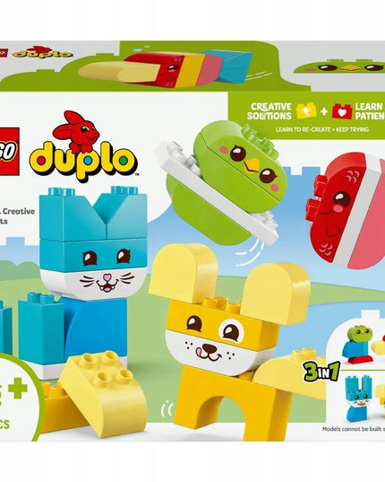 LEGO DUPLO Kūrybiški gyvūnėliai 3 viename 10477