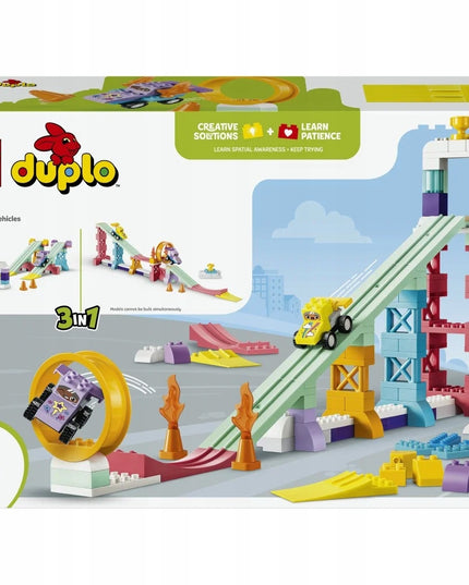 LEGO DUPLO TOWN Kūrybiškos 3 viename trasos su transporto priemonėmis 10478