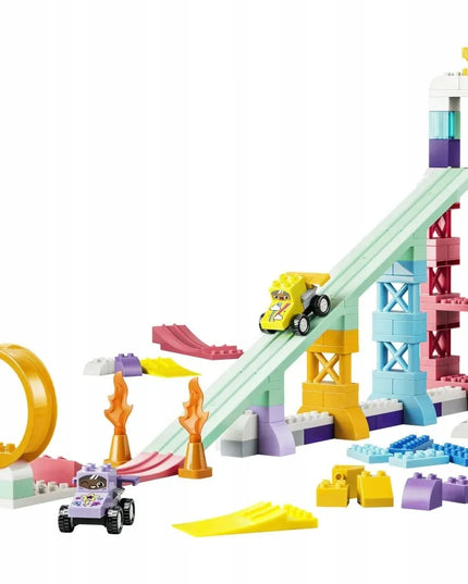 LEGO DUPLO TOWN Kūrybiškos 3 viename trasos su transporto priemonėmis 10478