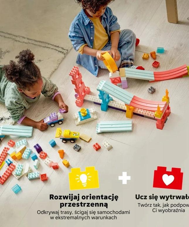 LEGO DUPLO TOWN Kūrybiškos 3 viename trasos su transporto priemonėmis 10478