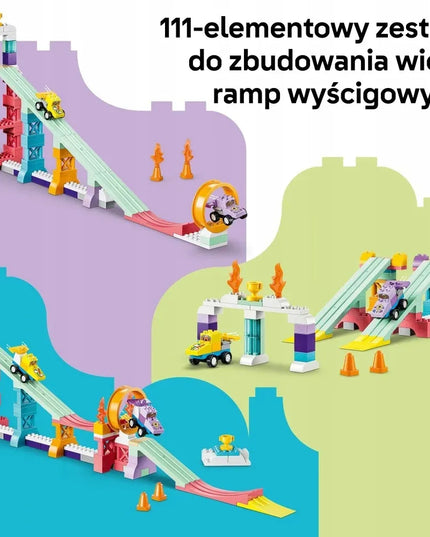 LEGO DUPLO TOWN Kūrybiškos 3 viename trasos su transporto priemonėmis 10478