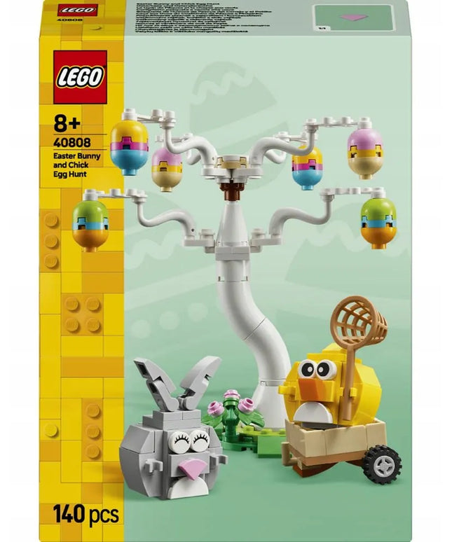 LEGO Iconic Velykinių kiaušinių paieška su zuikučiu ir viščiuku 40808
