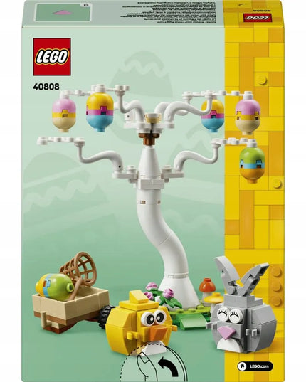 LEGO Iconic Velykinių kiaušinių paieška su zuikučiu ir viščiuku 40808