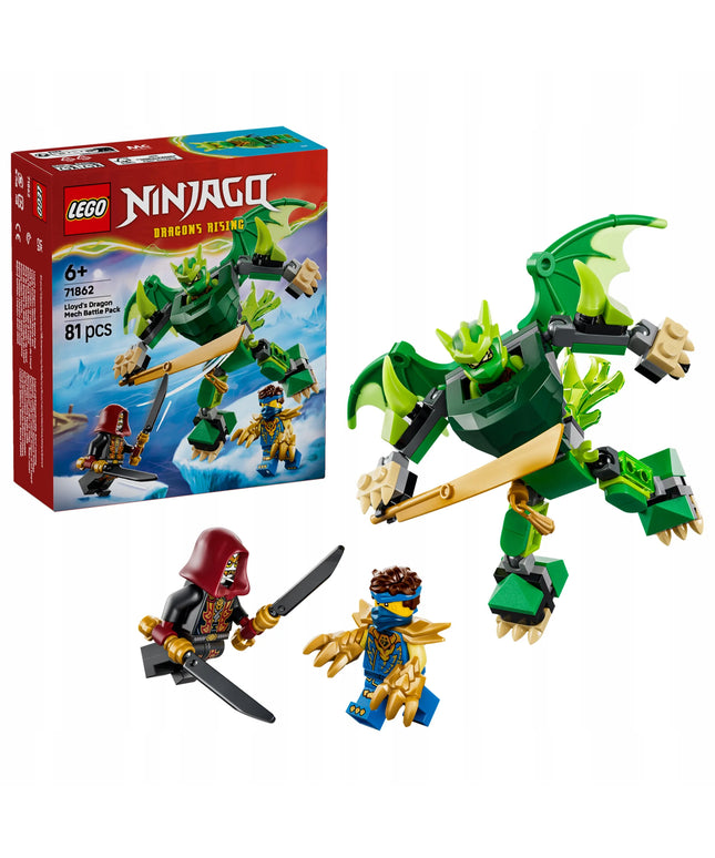 LEGO Ninjago 71862 Lloydo drakono mechanizmas – kovinis rinkinys