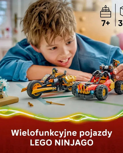 LEGO NINJAGO Kaio ir Cole'o daugiafunkcės transporto priemonės 71864