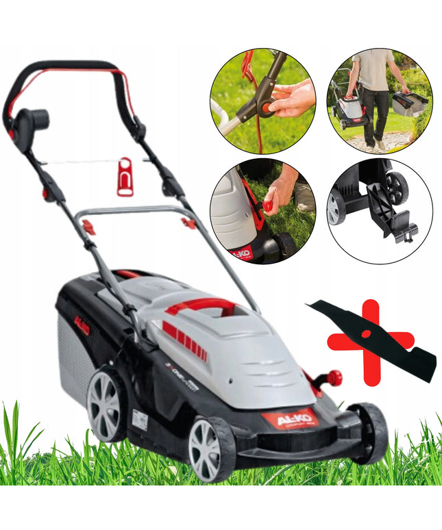 Lengva elektrinė vejapjovė AL-KO Comfort 40 E 1400W 40cm + atsarginis peilis