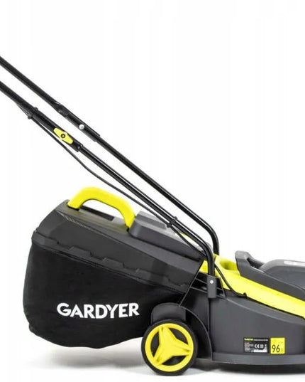 Lengva elektrinė žoliapjovė Gardyer 1200W su 3-jų pakopų pjovimo reguliavimu ir 30 l krepšiu