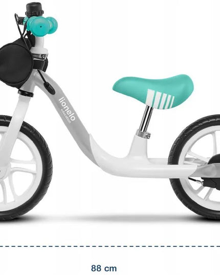 Lengvas balansinis dviratis Lionelo Arie su stabdžiais, EVA ratai 12 colių