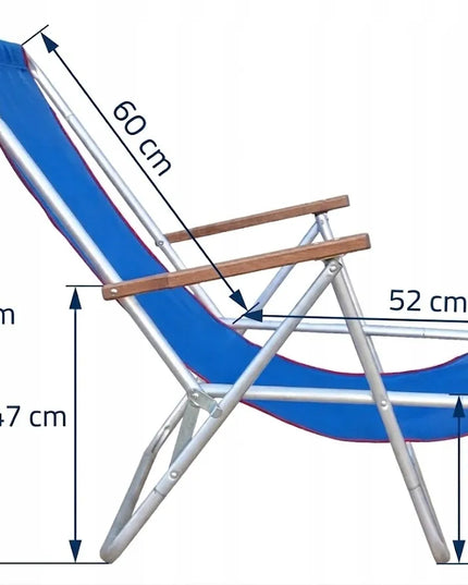 Lengvas sulankstomas paplūdimio gultas su krepšiu, skirtas turistams, aliuminis, 2,0 kg, iki 120 kg