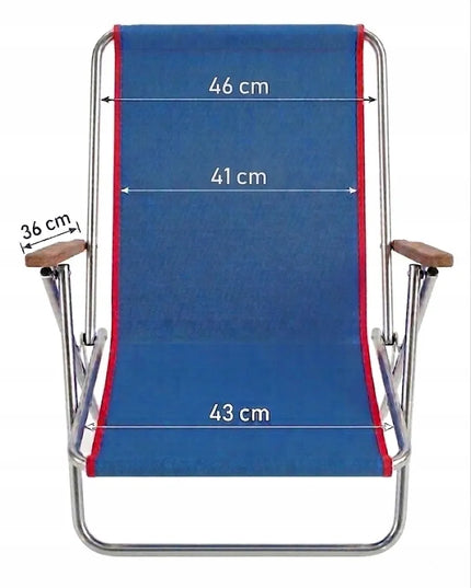 Lengvas sulankstomas paplūdimio gultas su krepšiu, turistinis, 2,0 kg, aliumininis, iki 120 kg