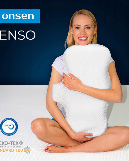 Lenkų gamybos medicininė ortopedinė pagalvė stuburui iš aukščiausios kokybės HR porolono – Enso modelis nuo ONSEN