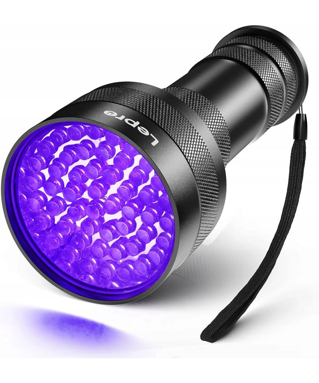 Lepro HD51 UV LED 395nm žibintuvėlis – dėmių detektorius ir banknotų tikrintuvas