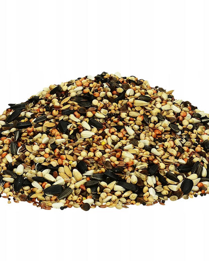 Lesykla paukščiams žiemai – grūdų tūbelė + 1kg lesalo + patarimų knygelė