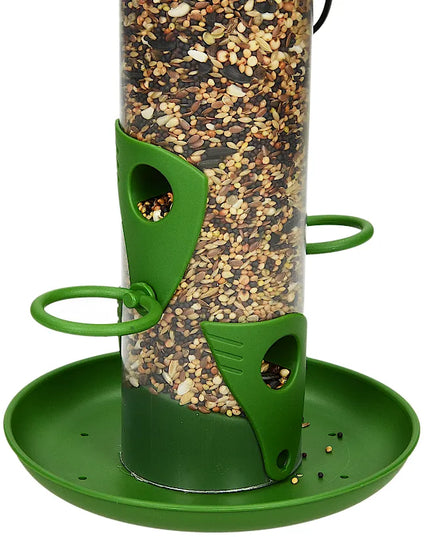 Lesykla paukščiams žiemai – grūdų tūbelė + 1kg lesalo + patarimų knygelė