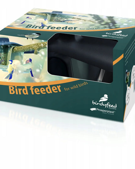 Lesyklėlė paukščiams Birdyfeed Double antracito spalvos