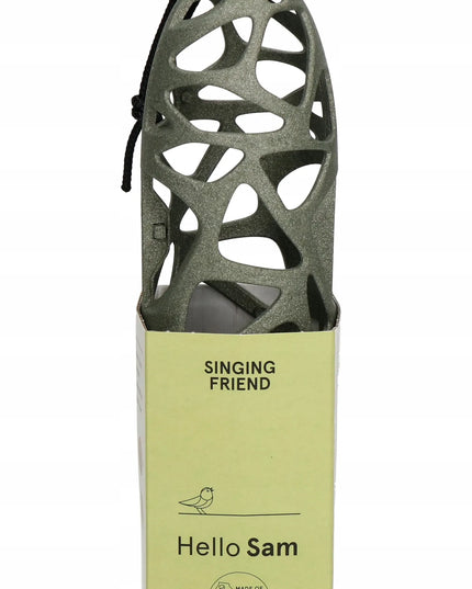 Lesyklėlė paukščiams HELLO SAM SINGING FRIEND + 15 riebalinių kulių
