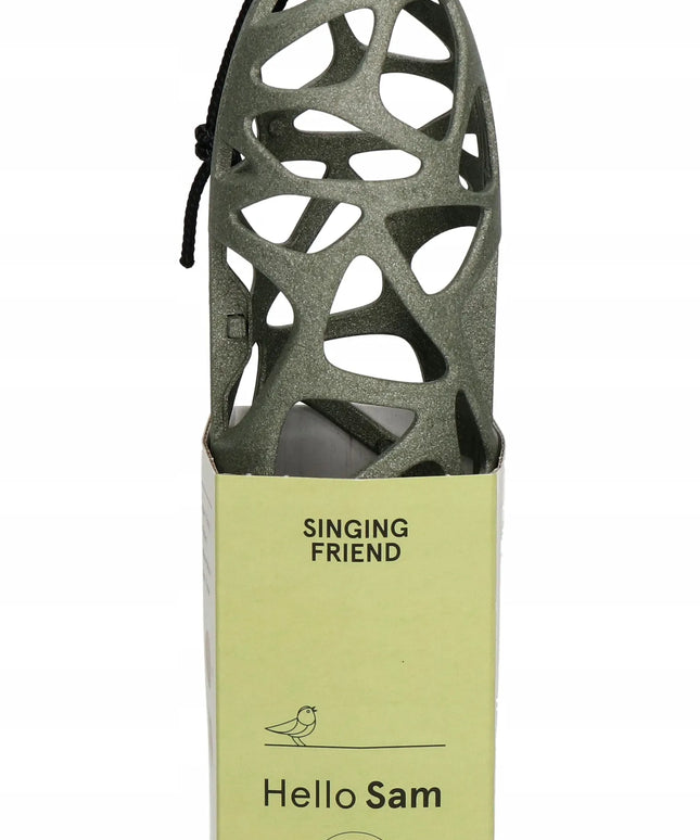 Lesyklėlė paukščiams HELLO SAM SINGING FRIEND + 15 riebalinių kulių