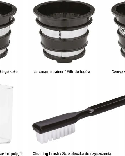 Lėtaeigė sulčiaspaudė Lund 67840, 150 W, BPA-FREE, sidabrinė
