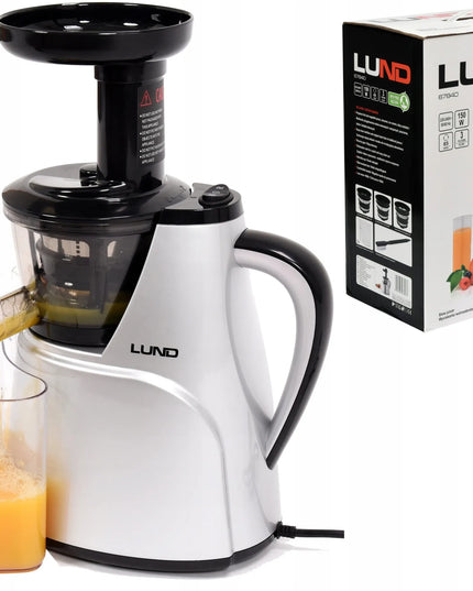 Lėtaeigė sulčiaspaudė Lund 67840, 150 W, BPA-FREE, sidabrinė
