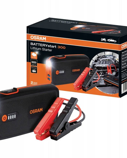 Ličio šuolinis užvediklis OSRAM BATTERYstart 300, 12V, 12000mAh
