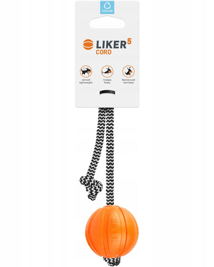 LIKER CORD 5 – kamuolys su virve mažų veislių šunims
