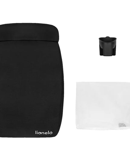 LIONELO ANNET PLUS sportinis vežimėlis iki 22 kg dideli ratai tinklelis nuo uodų Carbon