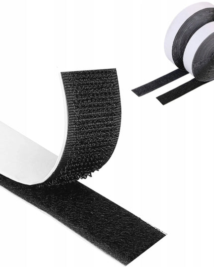 Lipni paskų juosta tinkleliams nuo vabzdžių Decortrend, 6m x 16mm, juoda