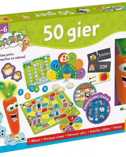 Lisciani 50 žaidimų rinkinys Carotina