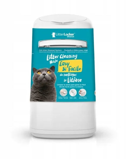 LitterLocker Design konteineris-šiukšliadėžė panaudotam kraikui su kastuvėliu + kasetė